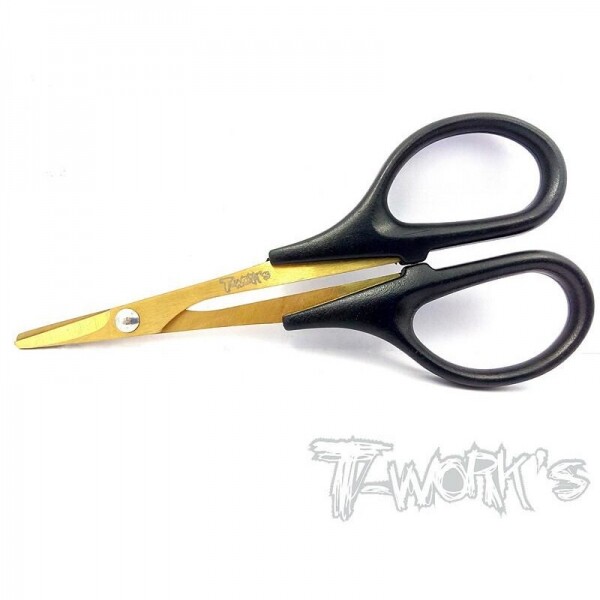 써펀트코리아,Titanium Nitride Lexan Curved Scissor (#TT-021)