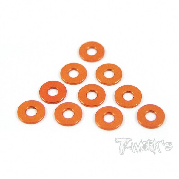 써펀트코리아,Aluminum Shim 3X7.8X0.5mm ( Orange ) 10pcs. (#TA-052O)