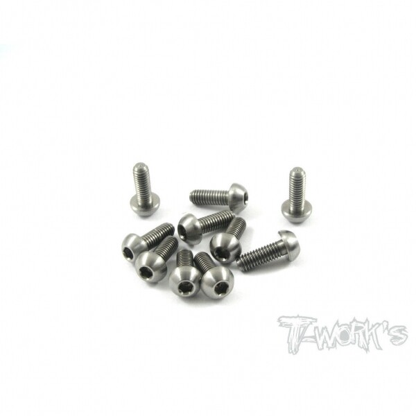 써펀트코리아,3x8mm Titanium Hex. Socket Button Head Screw (#TSS-308B)
