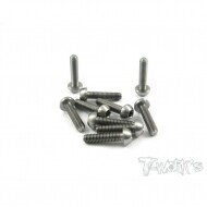 3x12mm Titanium Hex. Socket Button Head Screw (#TSS-312B)