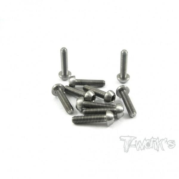써펀트코리아,3x12mm Titanium Hex. Socket Button Head Screw (#TSS-312B)
