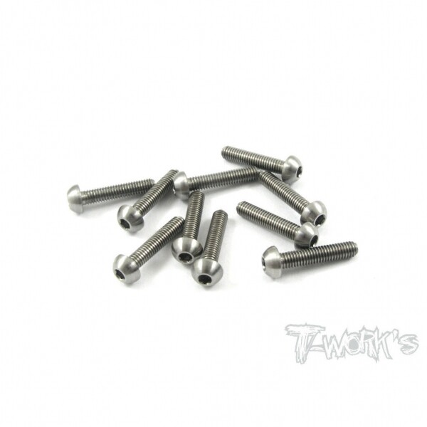 써펀트코리아,3x14mm Titanium Hex. Socket Button Head Screw (#TSS-314B)