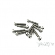 3x16mm Titanium Hex. Socket Button Head Screw 10pcs. (#TSS-316B)