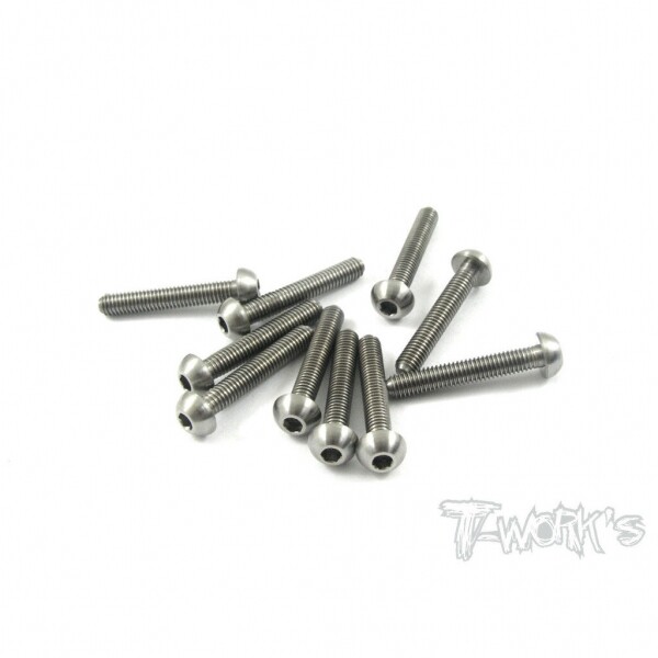 써펀트코리아,3x18mm Titanium Hex. Socket Button Head Screw (#TSS-318B)