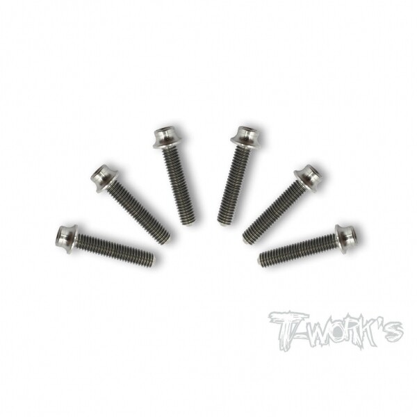 써펀트코리아,3x16mm 64 Titanium Hex. Socket Head Screw ( 6pcs.) (#TSS-316H)