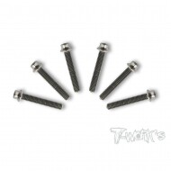 3x20mm 64 Titanium Hex. Socket Head Screw ( 6pcs.) (#TSS-320H)
