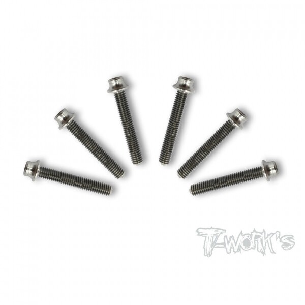 써펀트코리아,3x20mm 64 Titanium Hex. Socket Head Screw ( 6pcs.) (#TSS-320H)