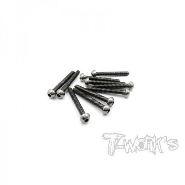 써펀트코리아,3x24mm 64 Titanium Hex. Socket Button Head Screw (#TSS-324B)