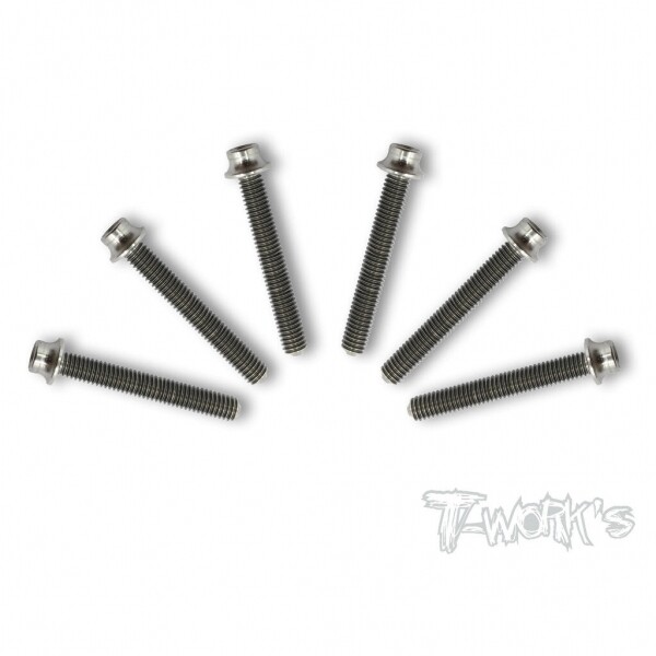 써펀트코리아,3X22mm 64 Titanium Hex. Socket Head Screw (6pcs.) (#TSS-322H)