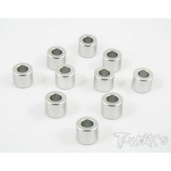 써펀트코리아,Aluminum 3x6x5.0mm Shim 10pcs ( Silver ) (#TA-011S)