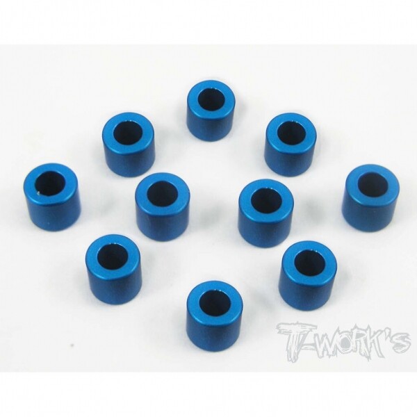 써펀트코리아,Aluminum 3x6x5.0mm Shim 10pcs ( Tamiya Blue ) (#TA-011TB)