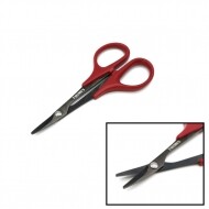 Black Titanium Nitride Lexan Curved Scissor (#TT-021-BK)