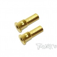 Brass Front C Hub Insert 3 ( For Kyosho MP10/ MP9 TKI4/3/ MP9E/ MP9E EVO ) (#TO-275-3)