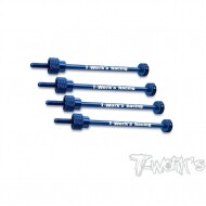 1/10 Touring Car and 2WD Buggy Tire Holder 100mm 4pcs. ( Blue ) (#TE-107B)