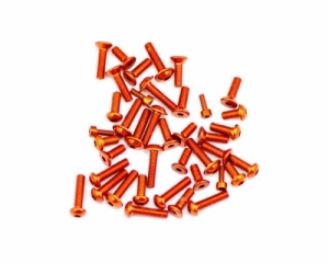 써펀트코리아,Screw set alu top/side orange 977 (40) (#903616)