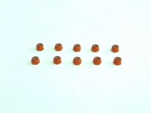 써펀트코리아,Aluminium M3 nylock nut Orange (10) (#103338)