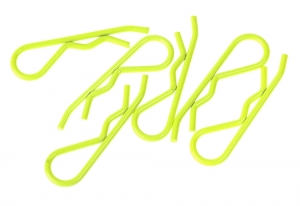 써펀트코리아,Body clip 1/8 - fluorescent yellow (6) (#103118)