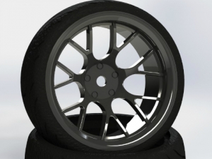 써펀트코리아,CR Model 1/10 Touring Drift Wheel Nature Black offset 3 (2) (#DHNK)