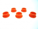 Silicone seal nova-max .21 orange (5) (#103046)
