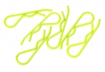 Body clip 1/8 - fluorescent yellow (6) (#103118)